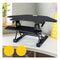 Corner Desk Riser 110Cm Adjustable Sit To Stand Monitor Laptop Black