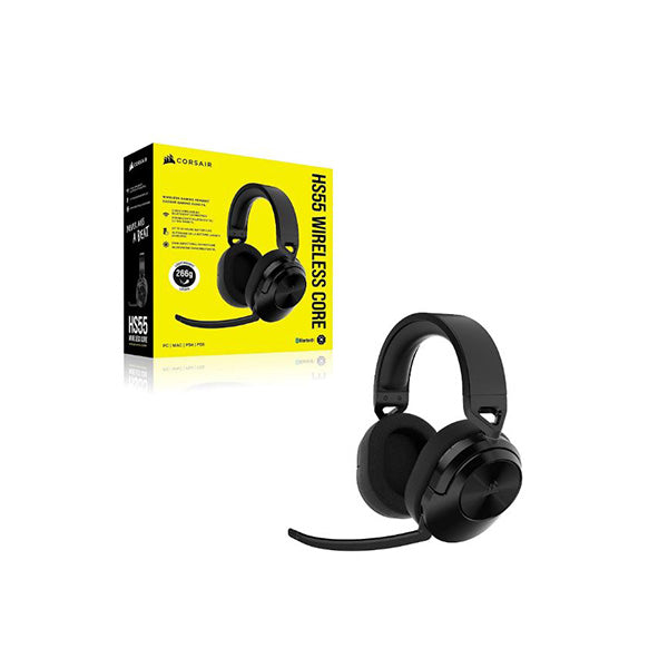 Corsair HS55 Wireless Core Carbon And Bluetooth Black Gaming Headset