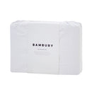 Bambury Cotton Sheet Set White Split King