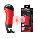 Crazy Bull Delia Vibrating Stroker With Suction Base Flesh