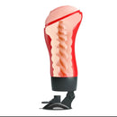Crazy Bull Delia Vibrating Stroker With Suction Base Flesh