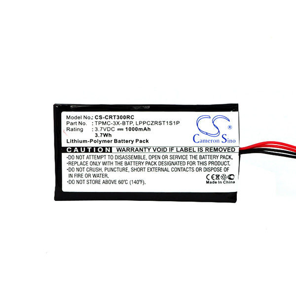 Cameron Sino Cs Crt300Rc 1000Mah Replacement Battery For Crestron