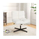 Cross Legged Office Chair With Adjustable Height For Homeoffice