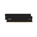 Crucial Pro 32Gb 2X16Gb Ddr5 Udimm 6000Mhz Cl36 Black Gaming Memory