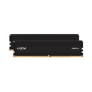 Crucial Pro 32Gb 2X16Gb Ddr5 Udimm 6000Mhz Cl48 Black Heat Spreader