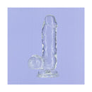 Crystal Dildo With Balls