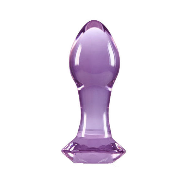 Crystal Gem Glass Butt Plug