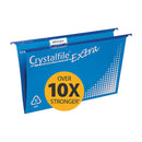 Crystalfile Complete Pp Suspens Files F C Blue Pack Of 20