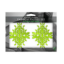 Glow Fashion Pasties Set Green And Pink
