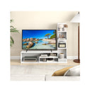Cube Tv Stand Up To 50 Inches With L Shaped Storage Shelves White
