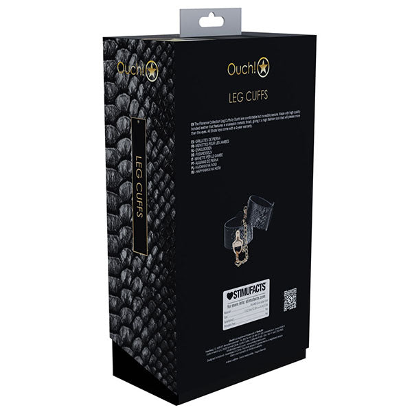 Ouch Florence Collection Leg Cuffs Restraints