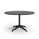 Cyclone Round Meeting Table 1200Mm Diameter All Black