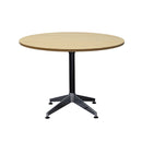 Cyclone Round Meeting Table 1200Mm Diameter Natural Oak