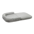 Foldable Calming Dog Bed Removable Washable Grey