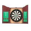 18Inch Dartboard Cabinet Set Professional Dartboard Wood Classic Game Party Sport