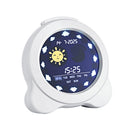 3.8" Digital Day Clock Calendar Alarm LCD Display White