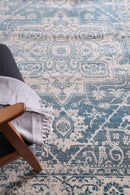 Tamarind Brook Ivory Blue Rug