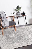 Velvet Brook Ivory Grey Rug