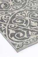 Azure Canyon Grey Ivory Rug