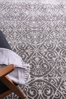 Azure Canyon Grey Ivory Rug