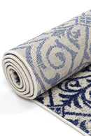 Amber Canyon Blue Ivory Rug