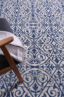 Amber Canyon Blue Ivory Rug
