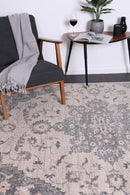 Blossom Canyon Grey Ivory Rug