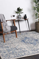 Briar Canyon Ivory Blue Rug