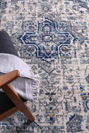 Briar Canyon Ivory Blue Rug