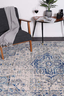 Briar Canyon Ivory Blue Rug