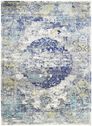 Opal Brook Blue Yellow Rug
