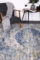 Opal Brook Blue Yellow Rug
