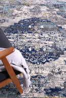 Opal Brook Blue Yellow Rug