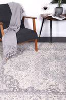 Saffron Brook Grey Traditional Rug