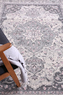 Saffron Brook Grey Traditional Rug