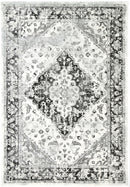 Saffron Peak Grey Traditional Rug