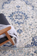 Sunset Brook Ivory Blue Rug