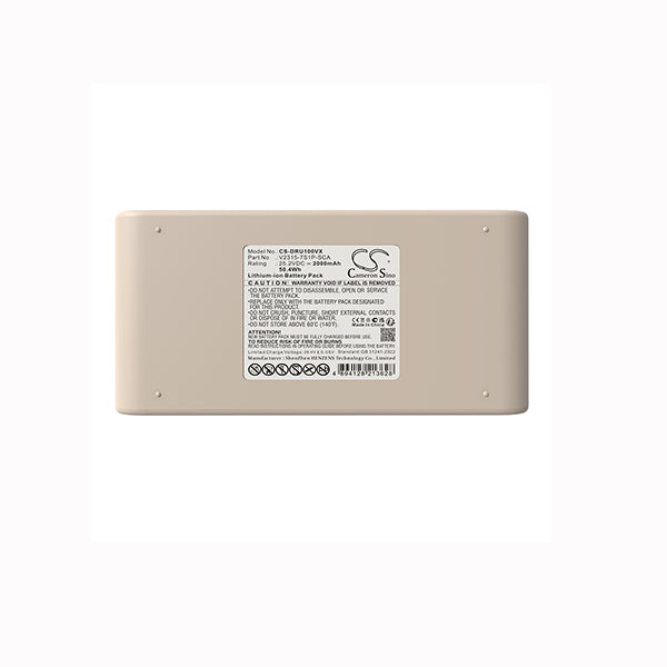 Cameron Sino Cs Dru100Vx 2000Mah Battery For Deerma Dem U10 Vacuum