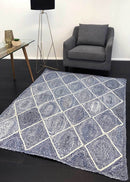 Laurel Bay Blue Diamond Rug