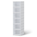 Foldable Shoe Rack Organizer 6 Tier Storage Shelf Hallway