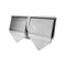 Dolphy Stainless Steel Double Toilet Roll Holder With Shelf