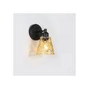 Vintage Cut Glass Wall Light