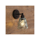 Vintage Cut Glass Wall Light