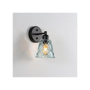 Vintage Cut Glass Wall Light