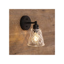 Vintage Cut Glass Wall Light