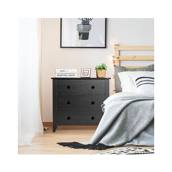 3 Chest Of Drawers Nightstand For Bedroom