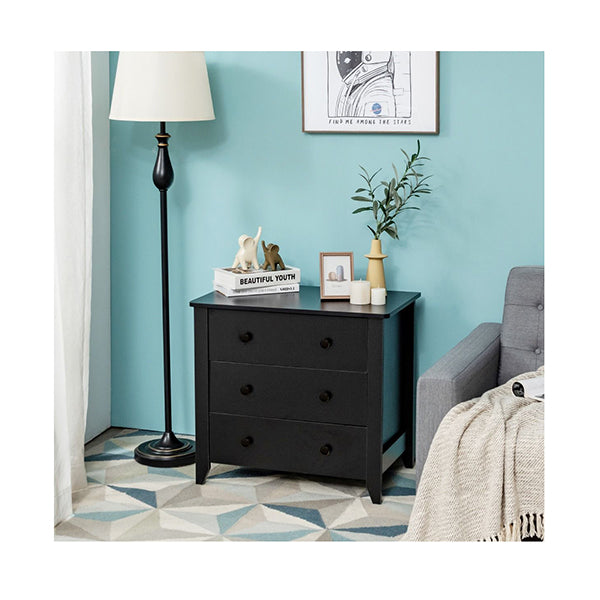 3 Chest Of Drawers Nightstand For Bedroom