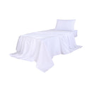 3Pcs Single Size Pure Bamboo Bed Sheet Set