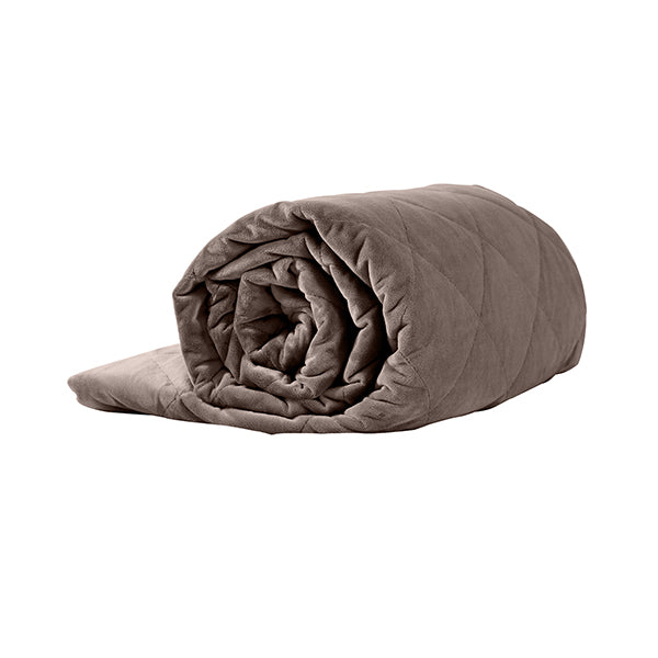 9Kg Adult Size Double Anti Anxiety Weighted Blanket In Mink