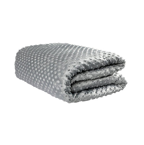 Weighted Quilt Blanket Cover In Grey Single